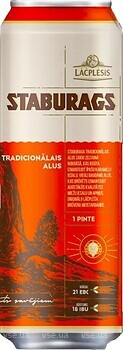 Фото Lacplesis Tradicionalais 5% ж/б 0.568 л