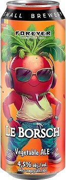 Фото Forever Le Borsch Vegetable Ale 4.5% ж/б 0.5 л