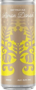 Фото Underwood Brewery Lemon Danish 5% ж/б 0.33 л