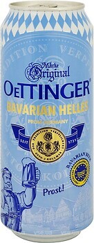 Фото Oettinger Bavarian Helles 4.7% ж/б 24x0.5 л