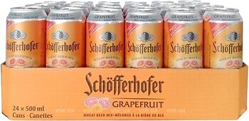 Фото Schofferhofer Weizen-Mix Grapefruit 2.5% ж/б 24x0.5 л