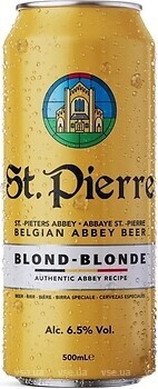 Фото St.Pierre Blond 6.5% ж/б 24x0.5 л