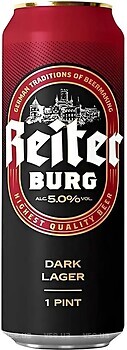 Фото Reiter Burg Dark Lager 5% ж/б 0.568 л