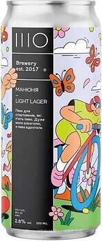 Фото Sho Brewery Манюня 2.8% ж/б 0.33 л