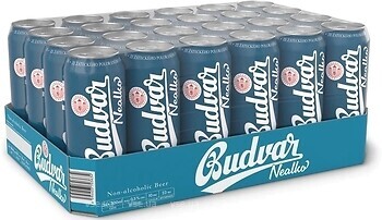 Фото Budweiser Budvar Nealko 0.5% ж/б 24x0.5 л