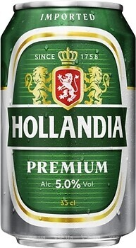 Фото Hollandia Premium 4.7% ж/б 24x0.33 л