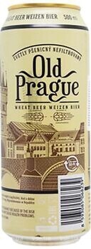 Фото Old Prague Bohemian Weizen Bier 5.2% ж/б 24x0.5 л