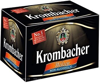 Фото Krombacher Weizen Alkoholfrei 0.5% 12x0.5 л
