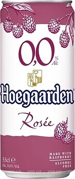 Фото HoeGaarden Rosee 0.0% ж/б 24x0.33 л