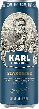 Фото Karl Friedrich Starkbier 6% ж/б 0.568 л