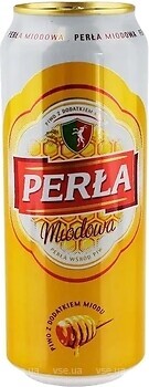 Фото Perla Miodowa 5.4% ж/б 0.5 л