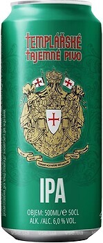 Фото Templarske IPA 6% ж/б 0.5 л