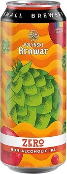 Фото Волинський Бровар IPA Zero 0.5% ж/б 0.5 л