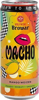 Фото Волинський Бровар Macho 5% ж/б 0.33 л