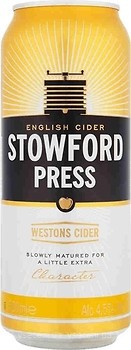 Фото Westons Stowford Press Apple Cider 4.5% ж/б 0.5 л
