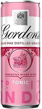Фото Gordon's Pink Gin-Tonic 5% ж/б 0.25 л