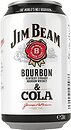 Фото Jim Beam Bourbon & Cola 6% ж/б 0.33 л