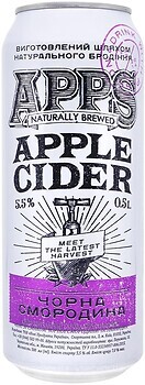 Фото APPS Apple Cider Чорна смородина-лаванда 5.5% з/б 0.5 л