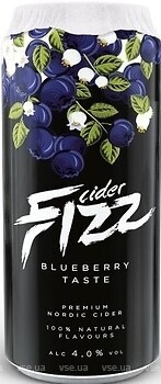 Фото Fizz Blueberry 4.5% ж/б 24x0.5 л