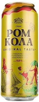 Фото Оболонь Ром Кола 8% ж/б 24x0.5 л
