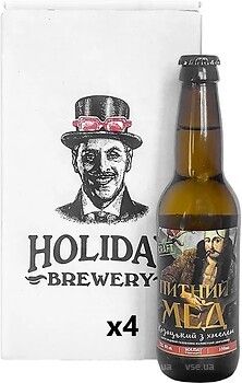 Фото Holiday Brewery Питний мед Козацький з хмелем 6% 4x0.33 л