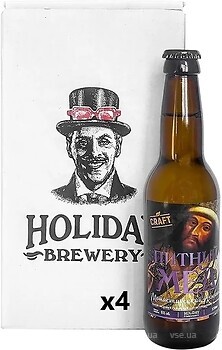 Фото Holiday Brewery Питний мед Монастирський 6% 4x0.33 л