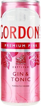 Фото Gordon's Pink Gin-Tonic 6.4% ж/б 0.25 л