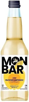Фото Monbar Яблуко-Абрикос 3.6% 0.33 л