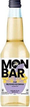 Фото Monbar Яблуко-Бузина 4.2% 0.33 л