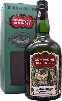 Фото Compagnie des Indes Blend Jamaica 5 YO 0.7 л в упаковці