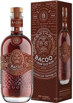 Фото Bacoo Rum 11 YO 0.7 л в подарунковій упаковці