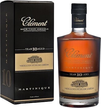 Фото Clement Vieux Agricole Martinique 10 YO 0.7 л в подарунковій упаковці