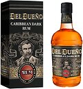 Фото Del Dueno Caribbean Dark 0.7 л в подарунковій упаковці