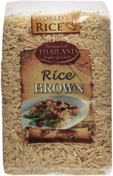 Фото World's Rice brown 500 г