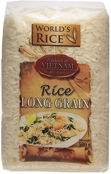 Фото World's Rice long grain Vietnam 500 г