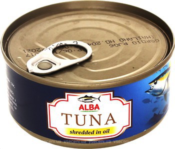 Фото Alba Food салатний тунець в олії 150 г