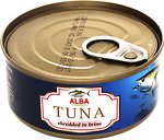 Фото Alba Food салатний тунець у власному соку 150 г