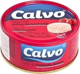 Фото Calvo тунец в томатном соусе 160 г