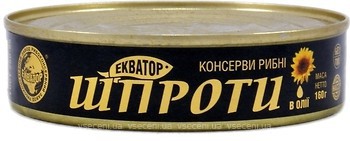 Фото Екватор шпроты в масле 160 г