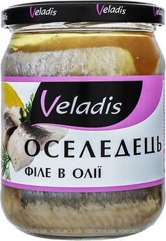Фото Veladis оселедець філе в олії 470 г