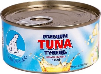 Фото Polar Seafood тунець в олії 185 г