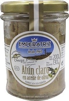 Фото Emperatriz тунец в оливковом масле 200 г