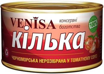 Фото Venisa кілька нерозібрана в томатному соусі 240 г