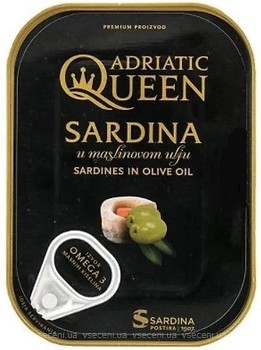 Фото Adriatic Queen сардини в оливковій олії 105 г