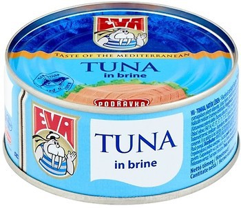 Фото EVA тунець філе в розсолі 80 г