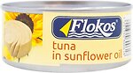 Фото Flokos тунець в соняшниковій олії 160 г