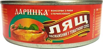 Фото Даринка лящ в томатному соусі 240 г