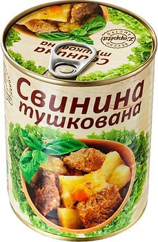 Фото L'appetit свинина тушкована 340 г