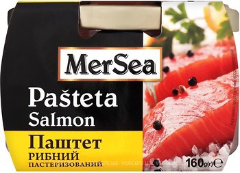 Фото MerSea паштет з лососем Pasteta Salmon 160 г