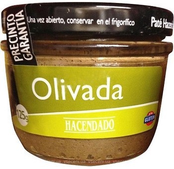 Фото Hacendado паштет из оливок с анчоусами Olivada 125 г